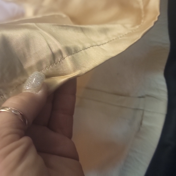 The Leather Factory beige leather coat. - Picture 12 of 14